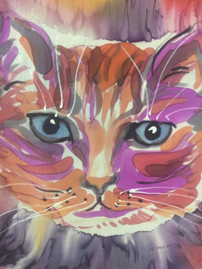 Colorful Kitty Scarf